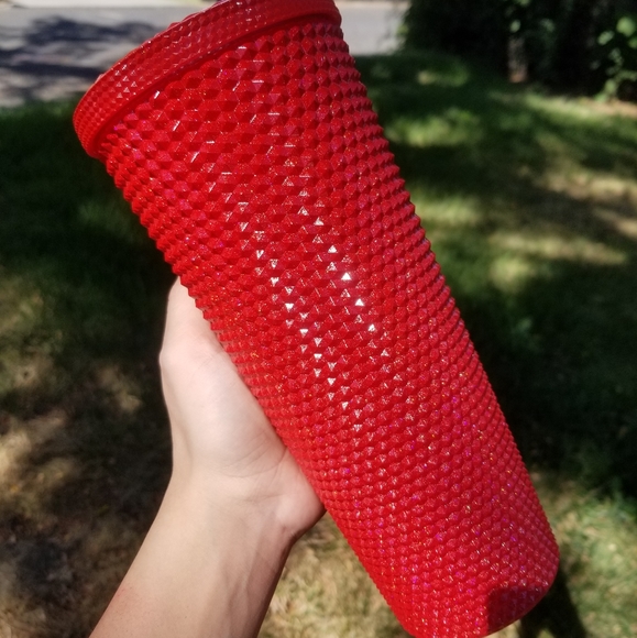 🆕️Starbucks, Custom, Red Holo Studded Tumbler - Picture 10 of 16
